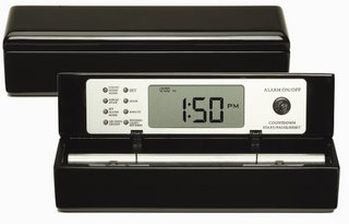 Black Lacquer Zen Alarm Clock and Timer