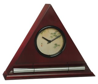 Japanese Leaves Dial Face in Burgundy Finish by Now & Zen