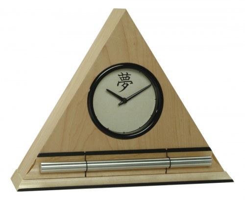 Maple Kanji Zen Alarm Clock, progressive chime alarm clock