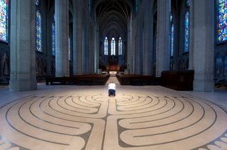Spiritual Journey Through a Labyrinth