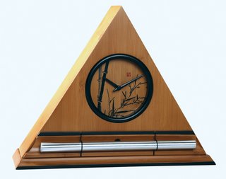 Bamboo Zen Alarm Clock with Chime, yoga timers from Boulder, CO