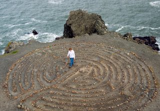 labyrinth by the sea