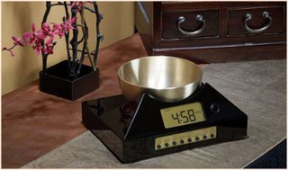 Tibetan Bowl Gong Timer for Meditation and Yoga and a Gentle Alarm Clock