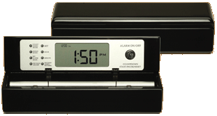 Black E Tone Digital Zen Clock