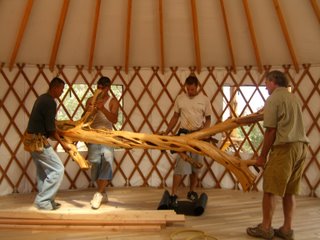 Now & Zen's Founder, Steve McIntosh Building a Yurt