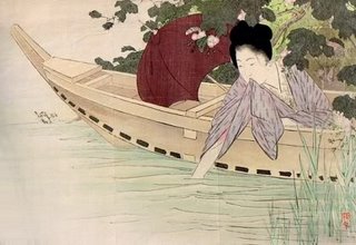 Floating Away... Ukiyo-e by Takeuchi KeishÃ
