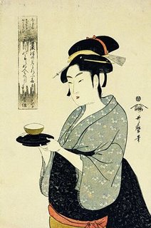 Kitagawa Utamaro Ukiyo-e, wabi-cha