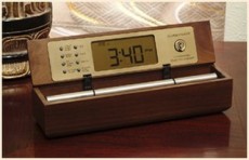 Walnut Wood Zen Timers with Chime for Yoga