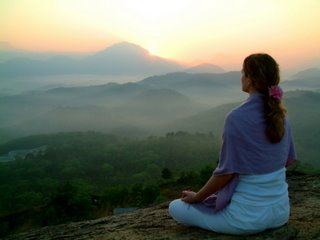 meditation sunrise