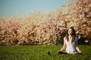 Meditation in Orchard