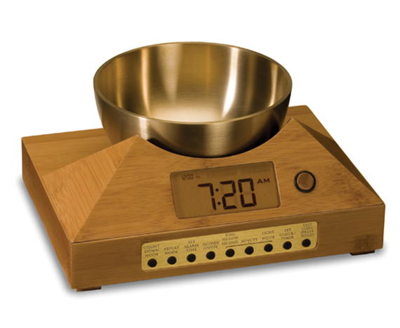 Bamboo Gong Meditation Timer and Alarm Clock