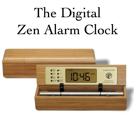 Digital Zen Alarm Clocks with Gentle Chime