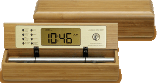 Bamboo E Tone Digital Zen Clock