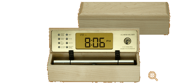 Maple B Tone Digital Zen Clock