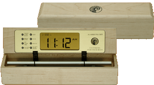 Maple E Tone Digital Zen Clock